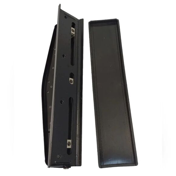 Hole Punch with Padded Handle, 11 Sheet Capacity, Black Adjustable 2-3 - Picture 4 of 13